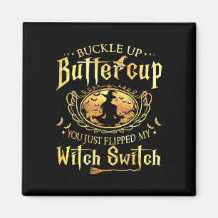 Schmeißen Sie die Buttertasse hoch, die Sie gerade Magnet