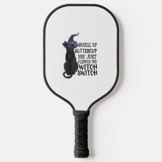 Schmeißen Sie die Buttertasse hoch, die Sie gerade Pickleball Schläger
