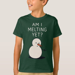 Schmelze ich schon (Schneemann), Humorvolles Weihn T-Shirt