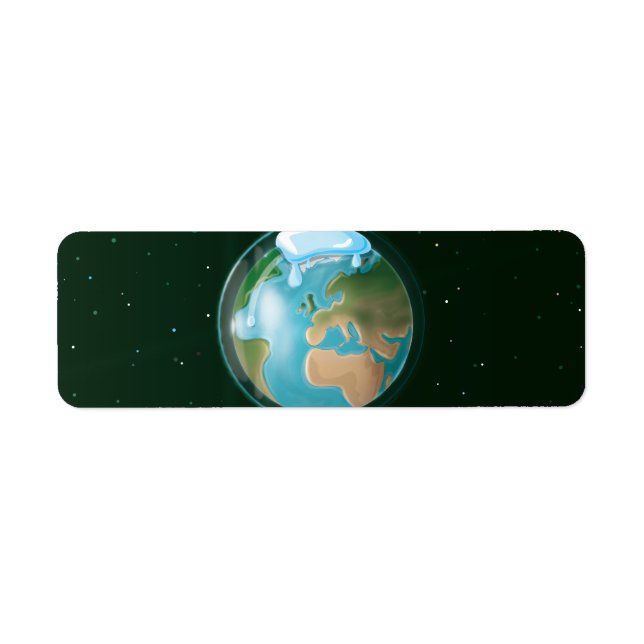 Schmelzen Eiskappen der Erde. (Vorne)