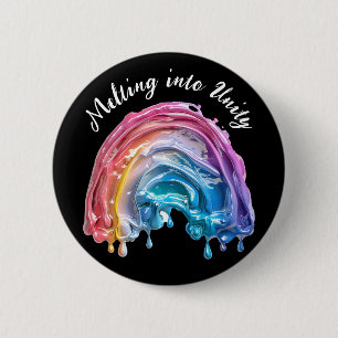 Schmelzen in Einheit, eine Liebe, viele Farbgestal Button