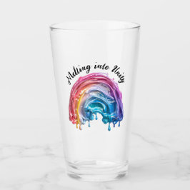 Schmelzen in Einheit, eine Liebe, viele Farbgestal Glas