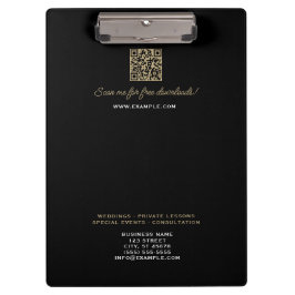 Schmelzen Weiß Treble Clef Klasse Schwarz Klemmbrett