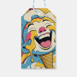Schmelzende Freude – Eis-Pop-Art-Explosion Geschenkanhänger