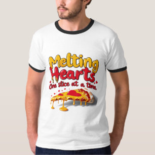 Schmelzende Herzen, eine Scheibe für einen T - Shi T-Shirt