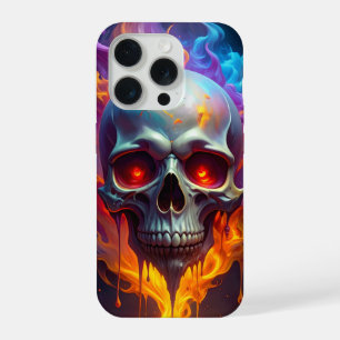 Schmelzender Schädel iPhone 15 Pro Hülle