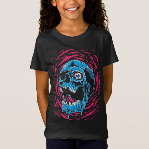 Schmelzender Schädel: Psychedelischer Horror T-Shirt