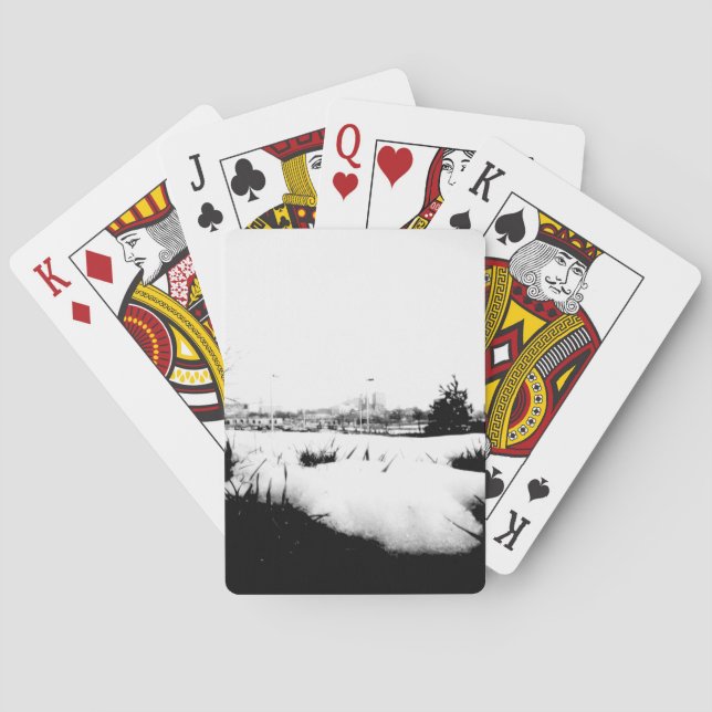 Schmelzender Schnee Spielkarten (Rückseite)