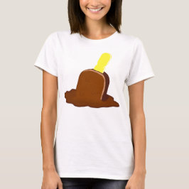 Schmelzender T-Shirt