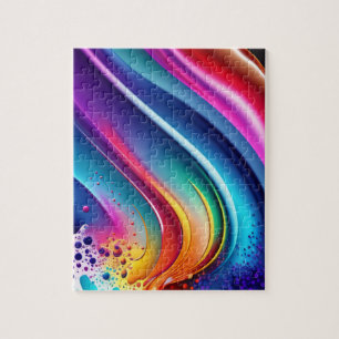 Schmelzfarben Abstrakt Splash