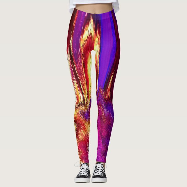 Schmelzglitch Leggings (Vorderseite)
