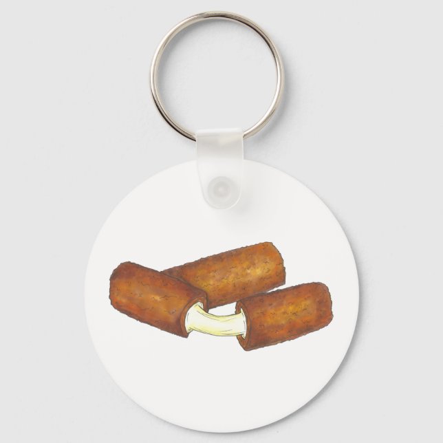 Schmelzkäse Feinschmecker Schlüsselanhänger (Vorderseite)