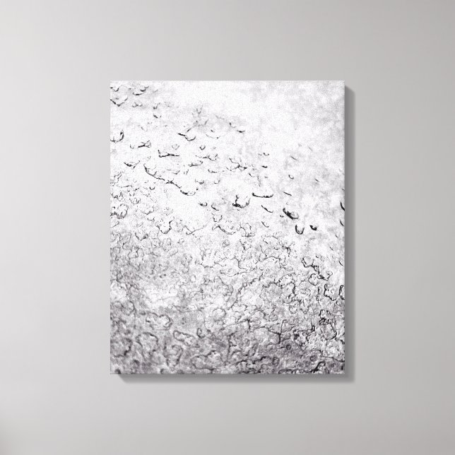 Schmelzschnee Leinwanddruck (Vorderseite)