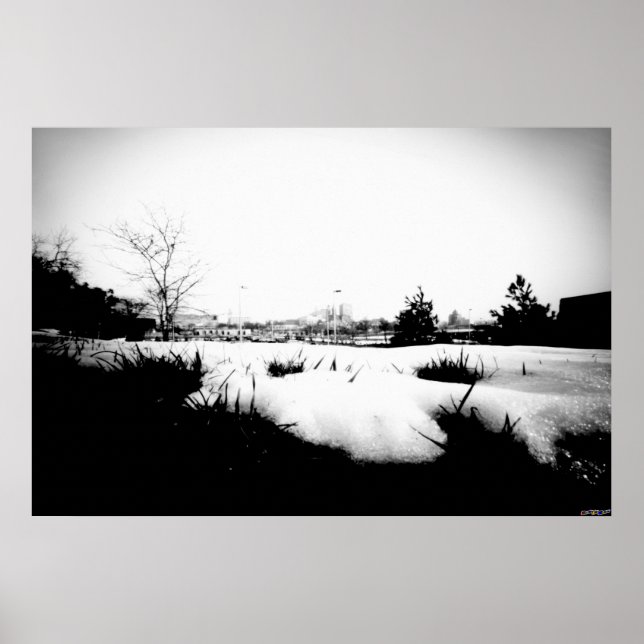 Schmelzschnee Poster (Vorne)