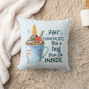 Schmelztablette Gemütlicher Einhorn Winter Kissen