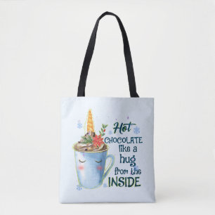 Schmelztablette Gemütlicher Einhorn Winter Tasche