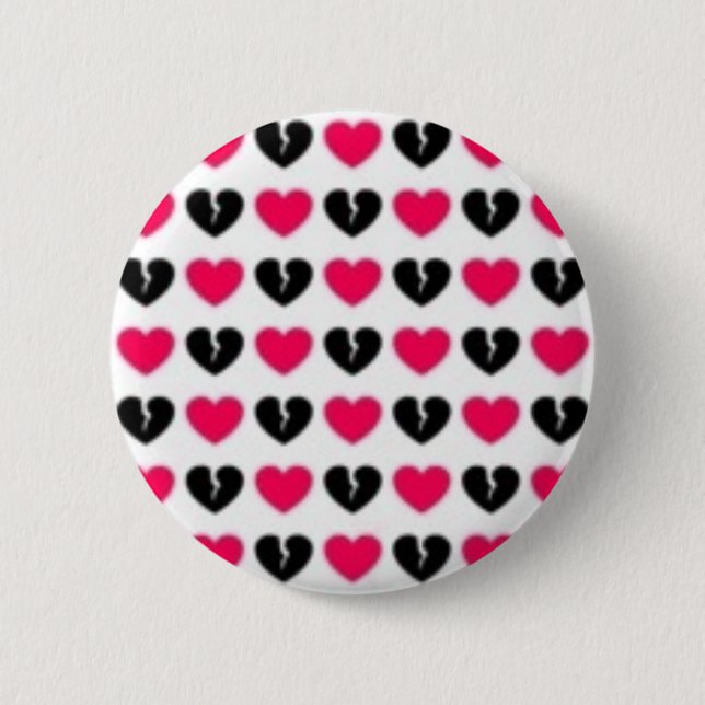 Schmerz-/defekte Herz-Knopf Button (Vorderseite)