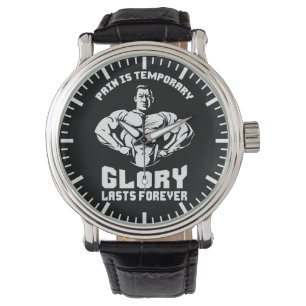 Schmerz ist vorübergehend, Ruhm ist für immer - Bo Armbanduhr