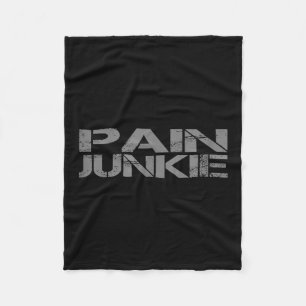 Schmerz-Junkie Bjj, Ringen, Judo, Boxen, Mma-Motiv Fleecedecke