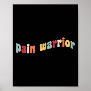 Schmerz Krieger Crps Aufklärung Monat Crohn Chroni Poster