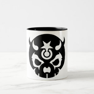 SCHMERZ-STERN   Schädel-Reihe Zweifarbige Tasse