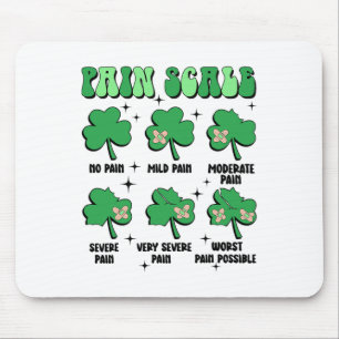 Schmerzbewertung Krankenschwester Arzt St. Patrick Mousepad