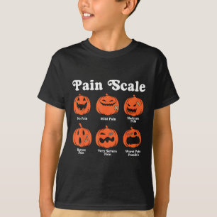 Schmerzbewertungsskala Soky Kürbis Herbst Hallowee T-Shirt