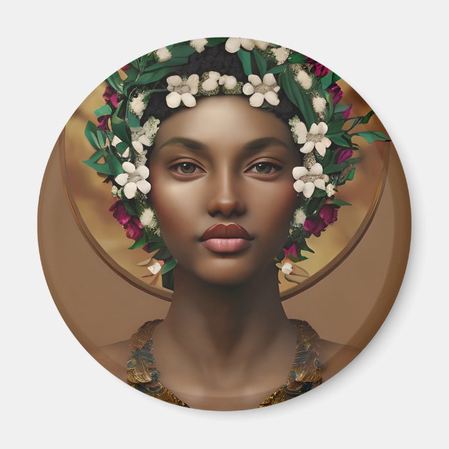 Schmerzen beim Power | Afrikanische Königin Magnet (Vorne)