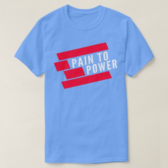 Schmerzen beim Power T-Shirt (Design vorne)