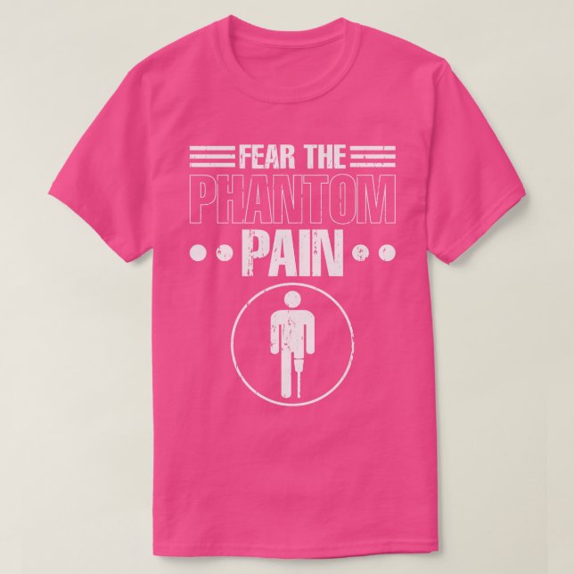Schmerzen der Leg Amputee Schmerzen der Prothese T-Shirt (Design vorne)