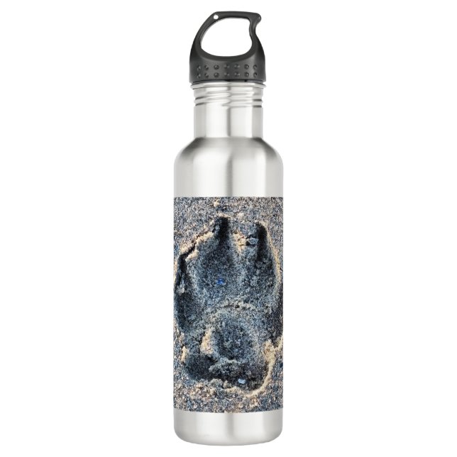 SCHMERZEN IM SAND EDELSTAHLFLASCHE (Vorderseite)