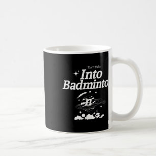 Schmerzen in Badminton-Schläger-Shuttle-Sport verw Kaffeetasse