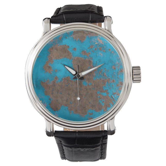 Schmerzen und Rust Armbanduhr (Vorderseite)