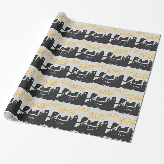 Schmerzen und Schmerzen Geschenkpapier (Ungerollt)