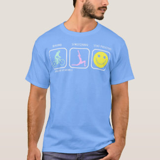 Schmerzfreie Osteoarthritis Cycling Stretching Yog T-Shirt