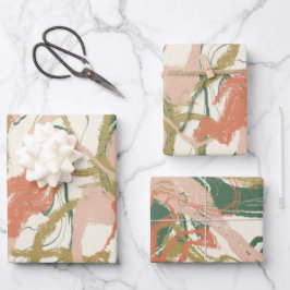 schmerzhaft Abstrakt Geschenkpapier Set