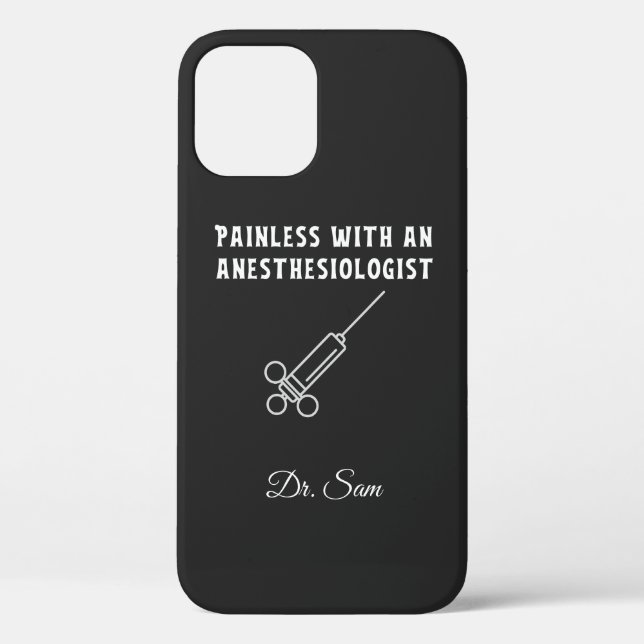 Schmerzlos mit einem Anästhesisten, Anästhesiologi Case-Mate iPhone Hülle (Rückseite)