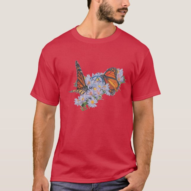 Schmetterling3 mit Kreisdreieck 19 T-Shirt (Vorderseite)