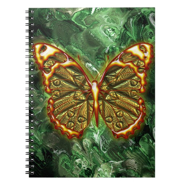 Schmetterling-1-Notebook Notizblock (Vorderseite)