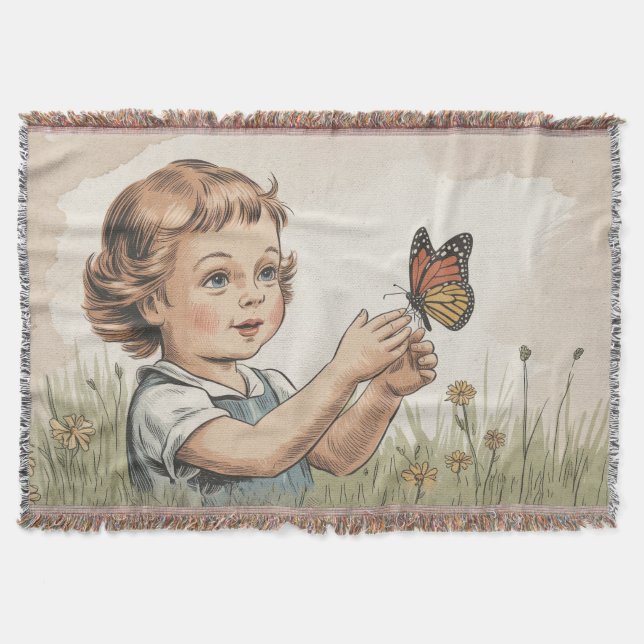 Schmetterling 70er decke (Vorderseite)