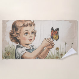 Schmetterling 70er strandtuch