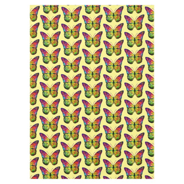 SCHMETTERLING ABSTRAKT TISCHDECKE (Vorderseite)