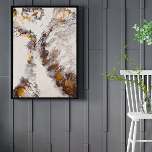 Schmetterling - abstrakte Acrylsäure Poster