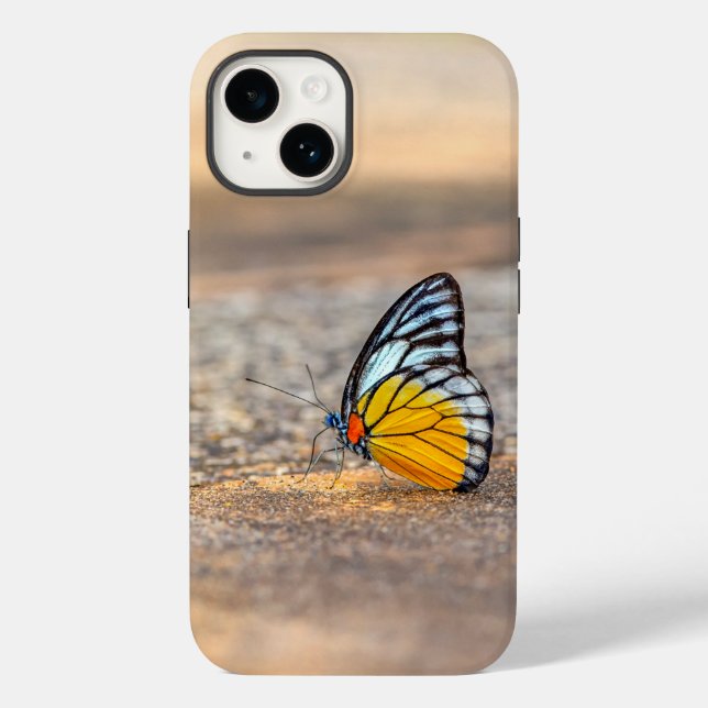 Schmetterling am Strand Case-Mate iPhone 14 Hülle (Rückseite)