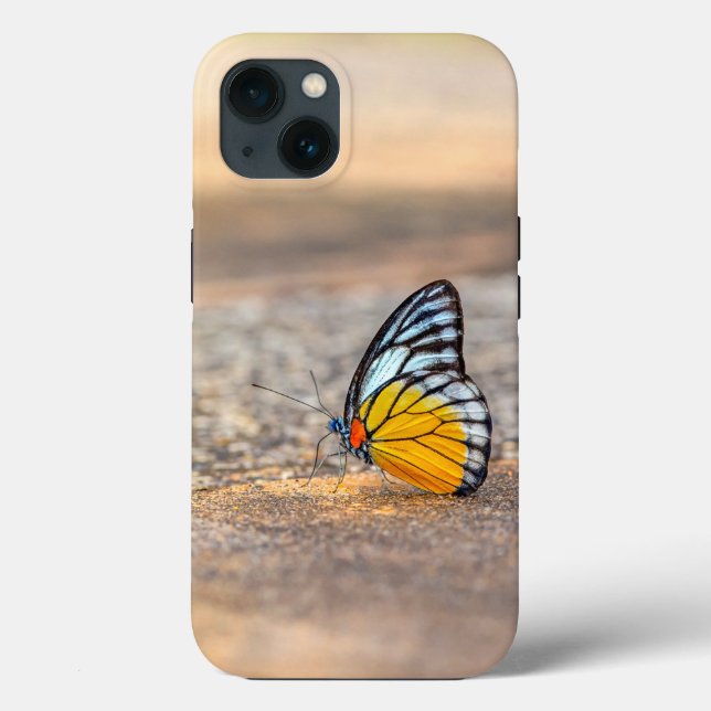 Schmetterling am Strand Case-Mate iPhone Hülle (Rückseite)