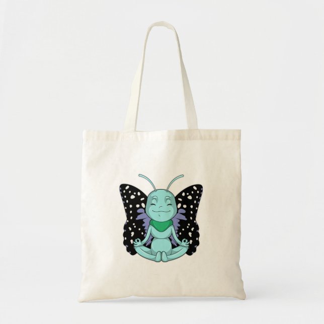 Schmetterling an Yoga-Stretching-Legen Tragetasche (Vorne)