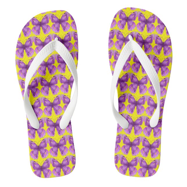 Schmetterling-Ansammlung Flip Flops (Fußbett)