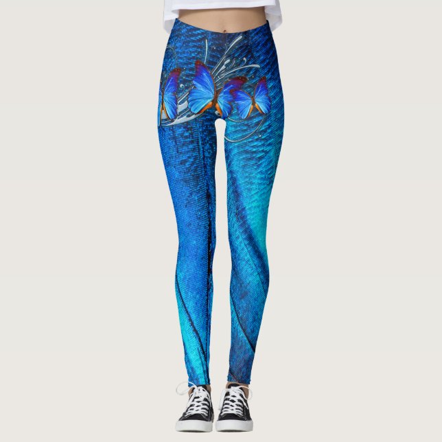 Schmetterling Art 37B Leggings (Vorderseite)
