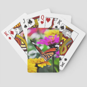 Schmetterling auf Blume #2 Spielkarten
