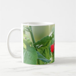 Schmetterling auf Blume, w Verse aus Psalm 118:24 Kaffeetasse